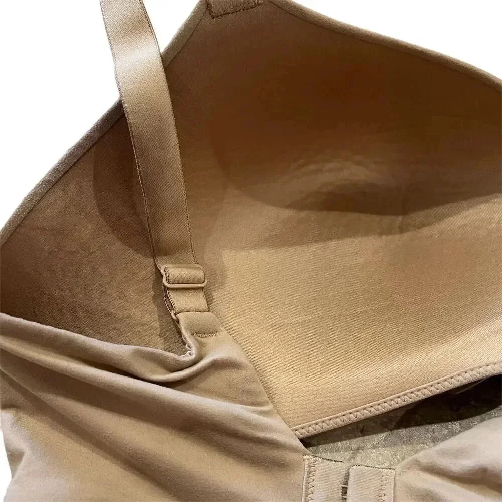 Soma Enbliss Wireless‎ T-Shirt Bra 40DDD Beige Lightly Lined Adjustable
